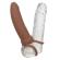 Calexotics - Maxx Thick Dual Penetrator 10 Vibrations Brown