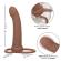 Calexotics - Maxx Ribbed Dual Penetrator 10 Vibrations Brown