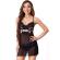 Livco Corsetti Fashion - Maia 20247 Babydoll + Thong Black L/XL