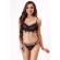 Livco Corsetti Fashion - Nerina 20240 Bra + Thong Black L/XL