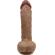 Silexd - Model 2REAL Skin Super Realistic Penis Thermo Reactive 21 CM Premium Silexpan Brown