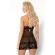 Livco Corsetti Fashion - Mochana Cf 90475 Chemise + Thong Black S/M