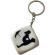 Diablo Picante - White Dice Keychain With Poses