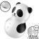 Satisfyer - Pocket Panda Stimulator & Vibrator Black and White