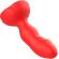 Armony - Extreme a Bloom Rose Vibrator & Anal Plug Remote Control Red