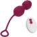 Armony - Blossoms Vaginal Dumbbell Vibration Remote Control 10 Vibrations Dark Red