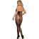 Subblime - 951832 Bodystocking With Open Back and Cross Details Black One Size