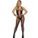 Subblime - 951832 Bodystocking With Open Back and Cross Details Black One Size