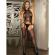 Subblime - 952013 Fishnet Bodystocking With Prints and Halter Neck Black One Size