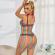 Subblime - 952341 Rainbow Fishnet Bodystocking One Size