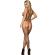 Subblime - 951702 Fishnet Crotchless Bodystocking With Straps and Black Short Top One Size