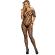 Subblime - 951719 Open Shoulders Fishnet Bodystocking Black One Size