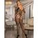 Subblime - 951719 Open Shoulders Fishnet Bodystocking Black One Size