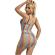 Subblime - 952457 Rainbow Off Shoulder Sleeveless Fishnet Bodystocking One Size