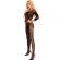 Livco Corsetti Fashion - Monata Lc 17325 Bodystocking Crotchless Black S/L