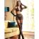 Subblime - 952174 Fishnet Bodystocking With Gloves and Diamonds Black One Size