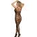 Subblime - 951696 Fishnet Crotchless Bodystocking With Straps On The Shoulders Black One Size