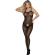 Subblime - 951726 Black Elastic Fishnet Crotchless Bodystocking One Size