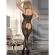 Subblime - 951726 Black Elastic Fishnet Crotchless Bodystocking One Size