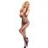 Subblime - 951795 Fishnet Bodystocking With Halter Neck and Open Cup Black Lace One Size