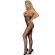 Subblime - 951849 Open Cup Fishnet Bodystocking and Halter Neck Black One Size