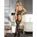 Subblime - 951887 Fishnet Crotchless Bodystocking With Black Straps One Size