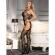 Subblime - 951887 Fishnet Crotchless Bodystocking With Black Straps One Size