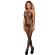 Subblime - 951979 Fishnet Bodystocking With Black Halter Top One Size