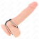 Kink - Double Penis Ring 3.8 CM to 5 CM Connected By Leather