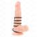 Kink - 5 Silicone Penis Rings 3.8 CM to 4.8 CM Connected By Leather