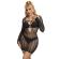 Subblime - 952464 Black Fishnet Bodystocking One Size