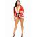 Leg Avenue - Sexy Christmas Lingerie Costume Santa Red M/L