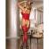 Subblime - 951764 Red Fishnet Dress One Size