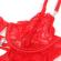 Subblime - 954208 Lace Babydoll With Adjustable Straps Red S/M