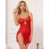 Subblime - 954215 Lace Babydoll With Adjustable Straps Red L/XL