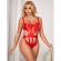 Subblime - 954468 Sexy Openwork Body With Bow Red