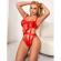 Subblime - 954468 Sexy Openwork Body With Bow Red