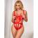 Subblime - 954468 Sexy Openwork Body With Bow Red