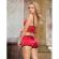 Subblime - 953898 Silk and Lace Nightgown + Panties Red S/M