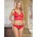 Subblime - 953898 Silk and Lace Nightgown + Panties Red S/M