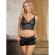 Subblime - 953911 Silk and Lace Nightgown + Panties Black S/M