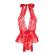 Subblime - 953973 Sexy Body With Ruffles + Belt Red S/M