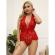 Subblime - 953973 Sexy Body With Ruffles + Belt Red S/M