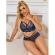 Subblime - 954062 Bra + Panties Lace Blue S/M