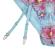 Subblime - 954109 Bra + Panties With Garter Belt Floral Design Blue S/M