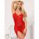 Subblime - 954246 Strappy Dress + Thong Red S/M