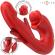 Intense - Nathy Double Vibrator With Multifunction Stimulating Mouth Red