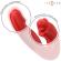 Intense - Nathy Double Vibrator With Multifunction Stimulating Mouth Red