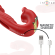 Intense - Nathy Double Vibrator With Multifunction Stimulating Mouth Red