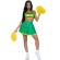 Leg Avenue - Costume Cheerleader Green S/M